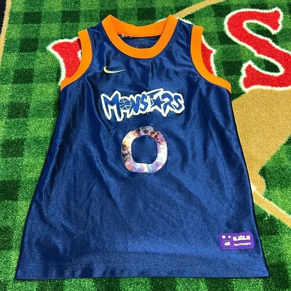 Nike LeBron x Monstars DNA Jersey Tank Top Space Jam 2 Youth Size L CW4282-455